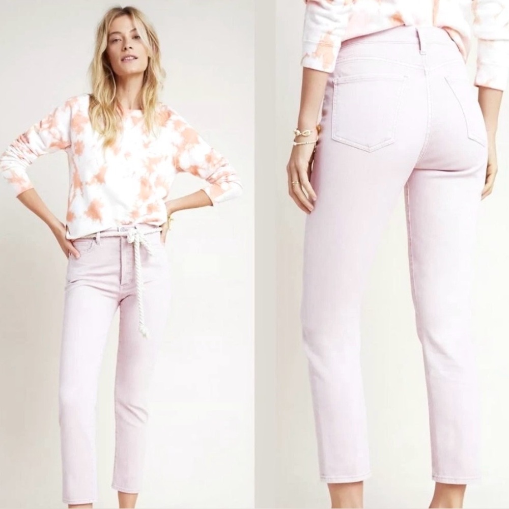New rare Citizens Of Humanity womens Soft Pink Straight Jeans